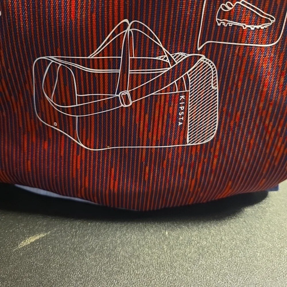 20L Red Travel Duffel Soccer Bag Transform From Small To Big